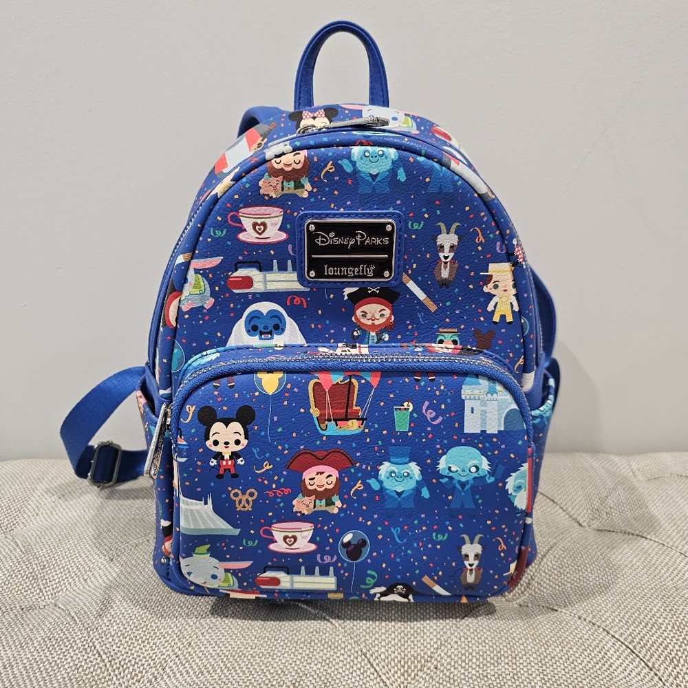 Disney Parks Loungefly Chibi Icons Mini Backpack